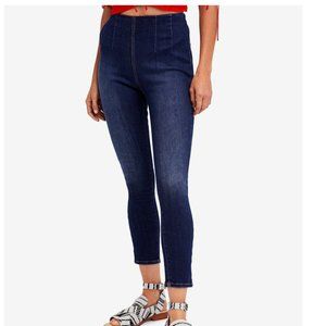 Free People Ultra High Pull-On Skinny Jeans